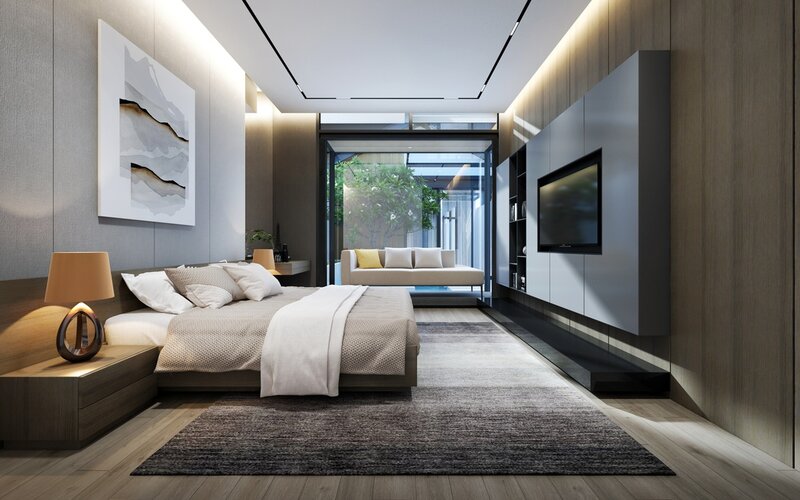 Những thiết kế nội thất hiện đại cho phòng ngủ