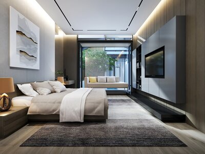 Những thiết kế nội thất hiện đại cho phòng ngủ