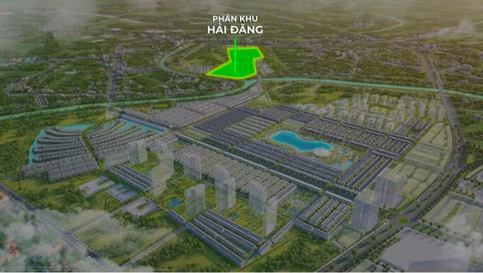 Phân khu Hải Đăng được xem là có vị trí đẹp nhất dự án